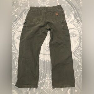 Carhartt Olive Green carpenter pants